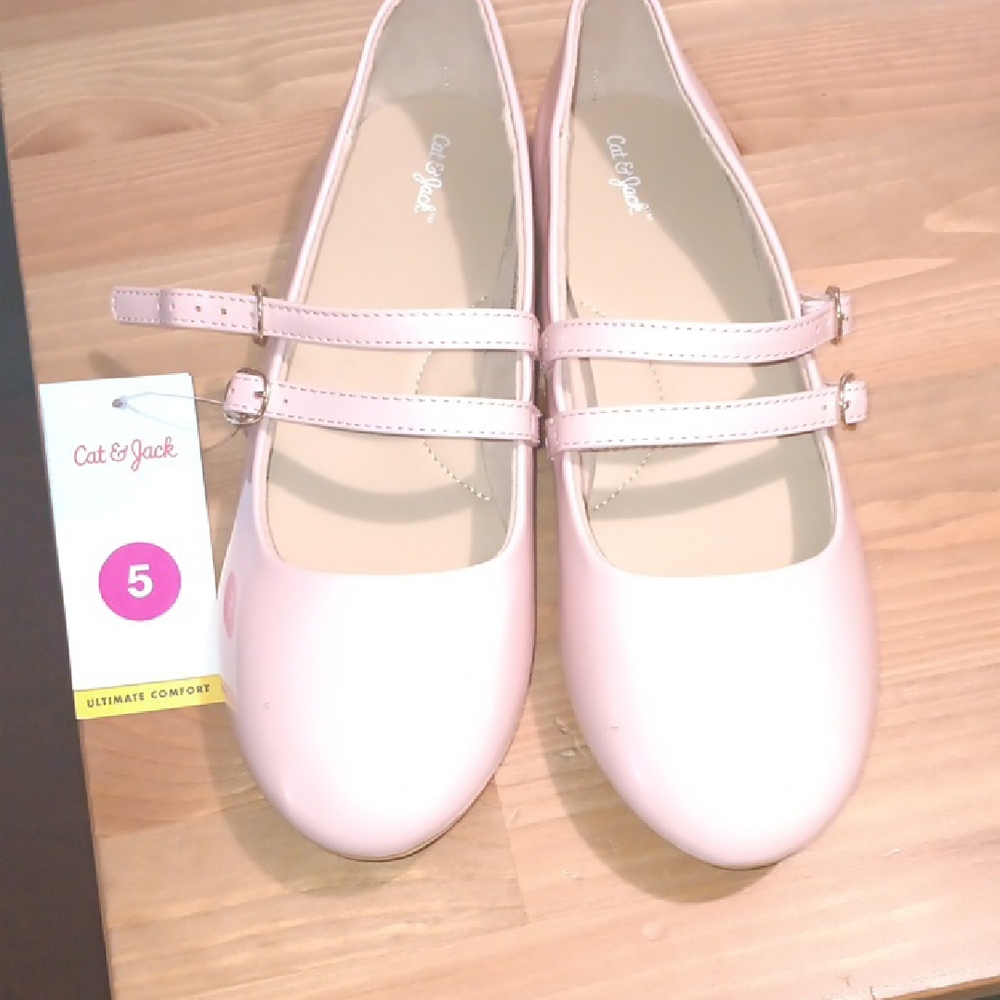 Cat & Jack Light Pink Dress Shoes for Kids